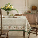 Axya Vintage Light Luxury Style Waterproof Table Cloth for Dining and Tea Tables