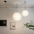 Axyaa Japanese Rice Paper LED Chandeliers - Creative Art Lantern Pendant Lights