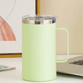 Axyaa 650ML Double Layer Insulated Coffee Cup with Lid
