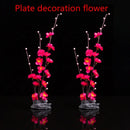 Axya Plum Peach Blossom Seafood Sushi Set - Chef Tools Floral Ornamental Decor