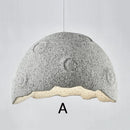 Axyaa Vintage Eggshell Pendant Lamp in Dark Gray for Home and Restaurant