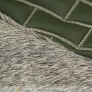 Axyaa Luxe Leather Horsehair Sofa Pillow Set