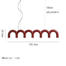 Axyaa LED U-shaped Chandelier for Modern Living Room, Bedroom, Kitchen, Bar, and Restaurant
