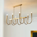 Axyaa Nordic Palace Bronze Chandelier for Dining Room Lighting
