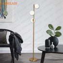 Axyaa Glass Ball Table Lamp Bedroom Bedside Nordic Living Room Floor Study Desk Light