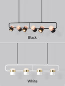 Axyaa Modern Nordic Strip Chandelier for Dining Room, Restaurant, Bar - Minimalist Style