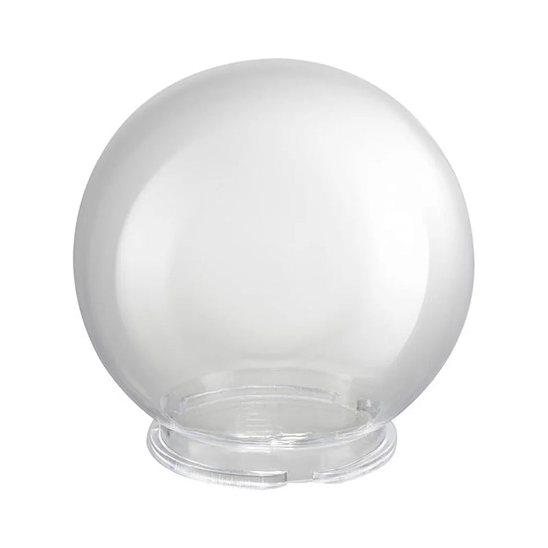 Axyaa Clear Acrylic Twist Lock Neck Shade Replacement for Outdoor Lamp