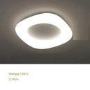 Axyaa Acrylic LED Chandelier: Modern Circular Ceiling Lamp for Home Decor