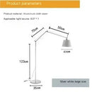 Axyaa Nordic Long Arm Rocker Floor Lamp for Office Living Room Bedroom Fishing Light