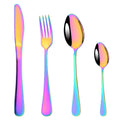 Axyaa Rainbow Gold Stainless Steel Cutlery Set