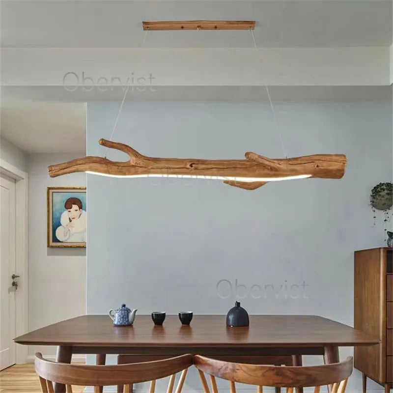 Axyaa Tree Branch Chandelier LED Hanging Lamp for Wabi Sabi Decor