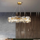 Axyaa Luxury Crystal Chandelier Pendant Light for Living Room, Hotel, Villa, Master Bedroom