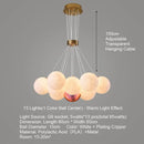 Axyaa Moon Ceiling Chandelier: Modern Indoor Lighting for Home Decor
