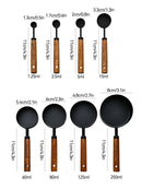Axyaa Stainless Steel Measuring Cups Spoons Set - Baking Coffee Bartending Accessories