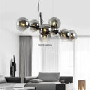 Axyaa Glass Bubble Molecule LED Pendant Chandelier