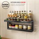 Axyaa 2-Layer Kitchen Storage Organizer for Seasoning Bottles and Utensils