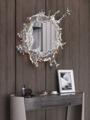 Axyaa Modern LED Flower Mirror Wall Light for Bathroom and Dressing Mirror