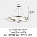 Axyaa LED Chandelier Ring for Home Ceiling Decor Lighting