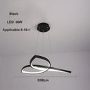 Axyaa Clover Flower LED Chandelier for Living Room, Bedroom, Dining Room - Hanging Lighting Decor