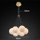 Axyaa Modern LED Pendant Chandeliers for Indoor Living and Dining Room Lighting