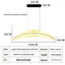 Axyaa Nordic Fabric LED Pendant Lights: Minimalist Retro Decor for Home, Restaurant, Bar.