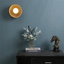 Axyaa Rattan Wall Lamps LED Modern Lighting Fixture for Home Restaurant Bedroom