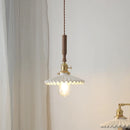 Axyaa Copper Ceramic LED Pendant Light with Knob Switch Fixtures