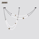 Axyaa Nordic LED Chandelier for Stylish Dining & Living Spaces