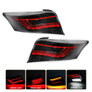 Axyaa LED Tail Lights for Toyota Vios 2014-2016 - Rear Driving Signal Brake Auto Lamps