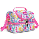 Axyaa Girls' Bento Lunch Bag Set with Ice Pack, Box, & Water Bottle