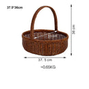 Axyaa Handwoven Bread Storage Basket: 9 Styles, Multi-functional Organizer & Fruit Tray