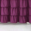 Axyaa Elastic Solid Bed Skirt Three Layers Wrap Around Easy On/Off Dust Ruffled