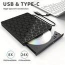 Axyaa USB 3.0 Type-C External CD/DVD Drive - Burner Reader Player for Computer