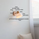 Axyaa Nordic LED Wall Sconce Rotate White Ceramic Indoor Light
