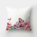 Axyaa Butterfly Charms Pillowcase: Sofa Car Waist Cushion Cover - Ins Style Landscape