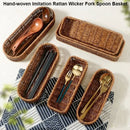 Axyaa Rattan Wicker Serving Baskets Set - 10 Styles for Bread, Fruit, Vegetables