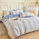 Axyaa Solid Purple Bedding Set: Soft Polyester Cover Set for Twin Queen Full Size