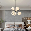 Axyaa Chrome LED Pendant Lights - Minimalist Design for Home Living Room