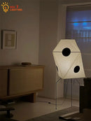 Axyaa Noguchi Akari Rice Paper Floor Lamp LED E27 Japanese Wabi Sabi Vintage Stand