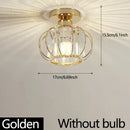 Axyaa Crystal Luxury Ceiling Light for Kitchen & Dining Room, Modern Minimalist Design
