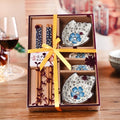 Axyaa Ceramic Sushi Plate Set of 6