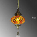 Axyaa Handmade Mosaic Glass Pendant Light for Bedroom, Bar, Kitchen Island