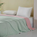 Axyaa Cool Silk Summer Quilt - Machine Washable, Double Ice Silk - Black Tech