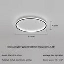 Axyaa Modern Round Iron Dimmable LED Ceiling Lights for Bedroom Foyer Indoor Lighting
