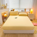 Axyaa Soft Cotton Mattress Cover for Single/Double/King/Queen Bed