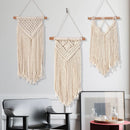 Axyaa Boho Cotton Tapestry with Fringe - Stylish Wall Art, Home Decor Piece.