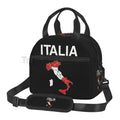 Axyaa Italia Flag Insulated Lunch Bag with Adjustable Strap Thermal Lunch Box