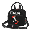 Axyaa Italia Flag Insulated Lunch Bag with Adjustable Strap Thermal Lunch Box