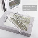 Axyaa Acrylic Flower Book Vase: Artistic Home Decor with Cultural Flair