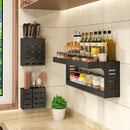 Axyaa 2-Layer Kitchen Storage Organizer for Seasoning Bottles and Utensils